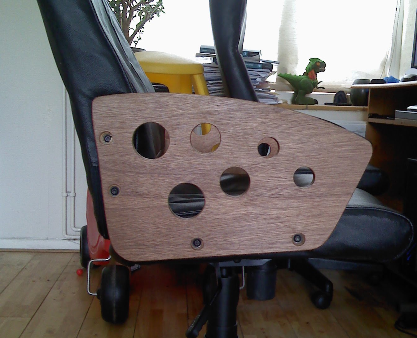 The Shed And Beyond How to fix the arms of an office chair